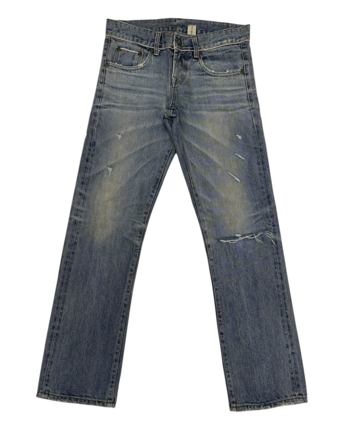 Kapital Vintage L’selvage Distressed Denim Jeans Size US 30 / EU 46 - 5 Thumbnail