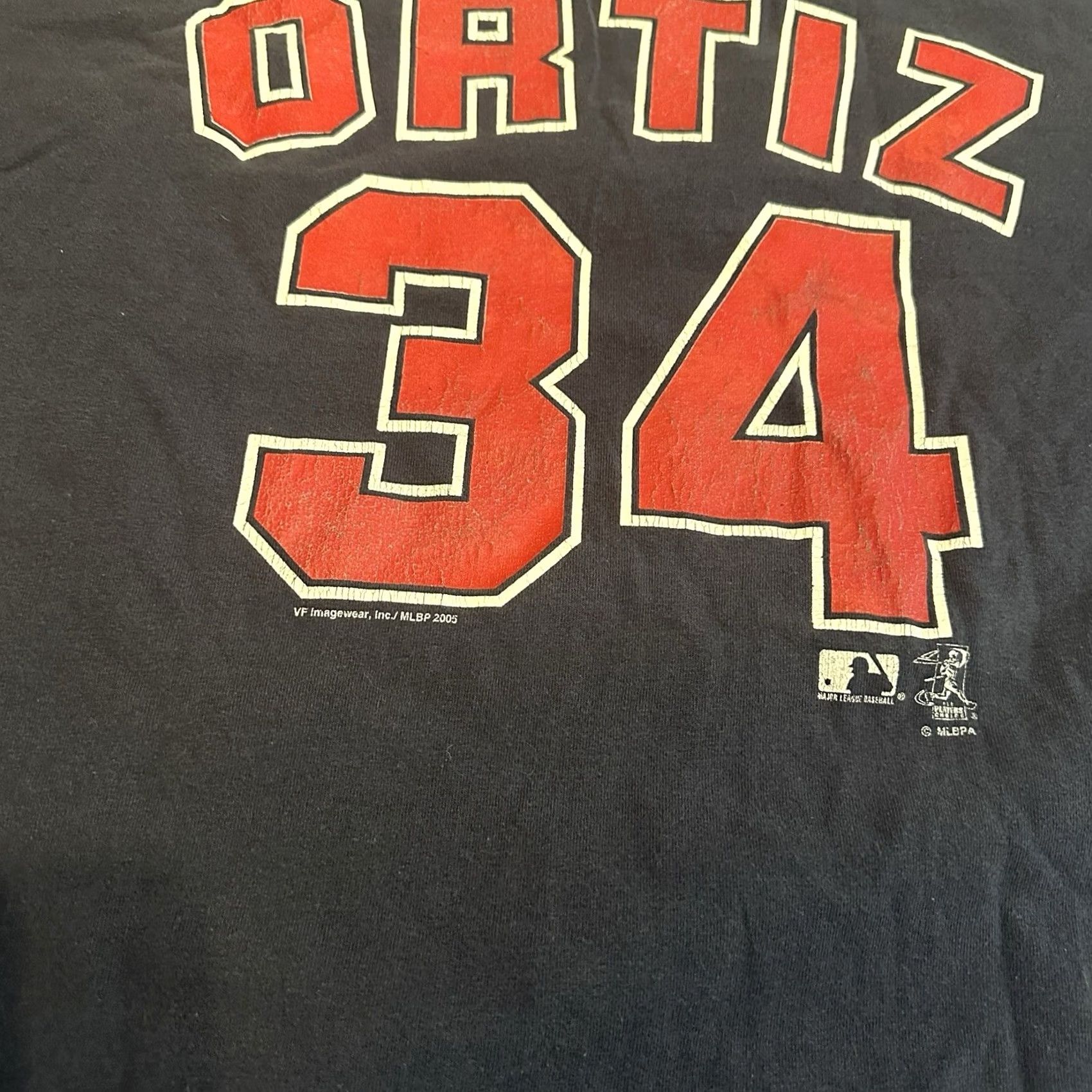 Vintage VINTAGE David Ortiz Boston Red Sox T Shirt 2XL Blue Men Short Sleeve Cotton 2005 Y2K Size US XXL / EU 58 / 5 - 3 Thumbnail