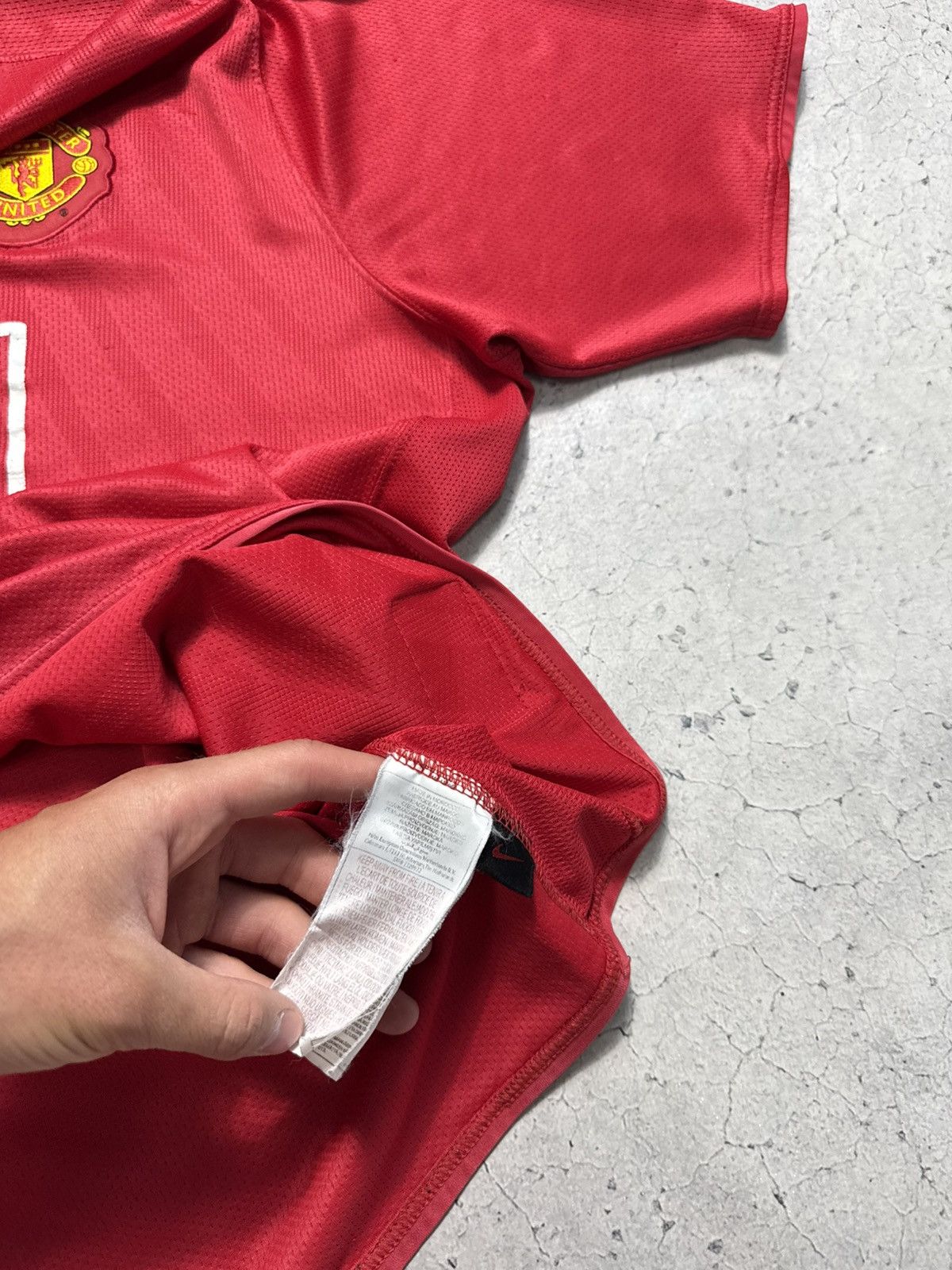 Nike Nike FC Manchester United 2007/2009 Vintage Soccer Jersey Size US XL / EU 56 / 4 - 10 Thumbnail