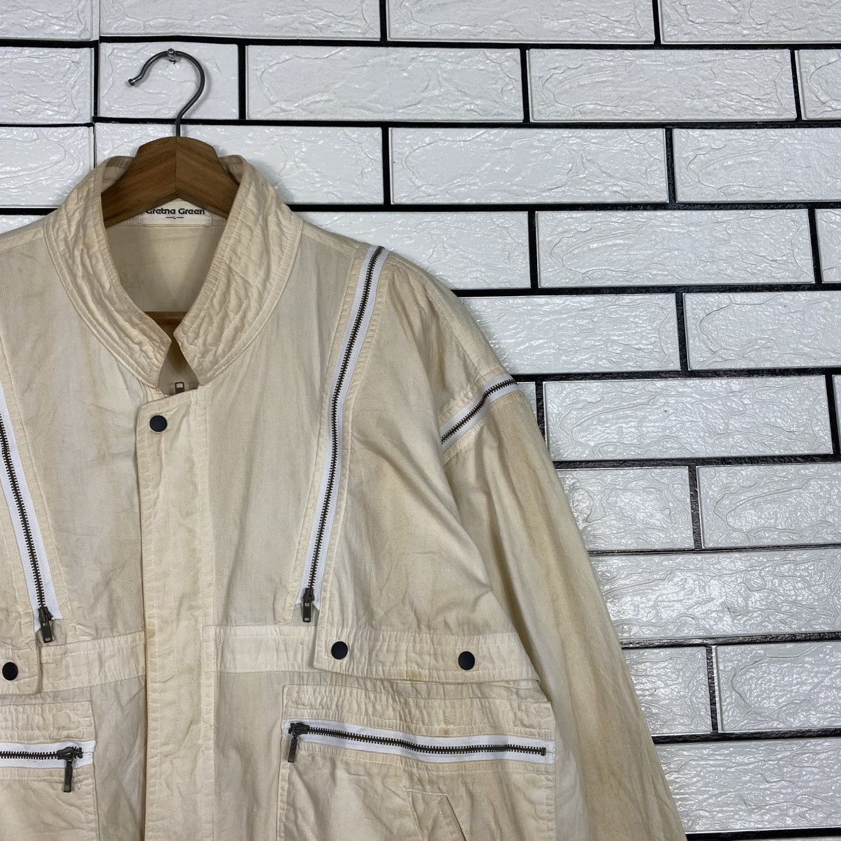 Japanese Brand 🔥PARACHUTE BONDAGE BOMBER JACKET GRETNA GREEN ISSEY MIYAKE Size US M / EU 48-50 / 2 - 6 Thumbnail