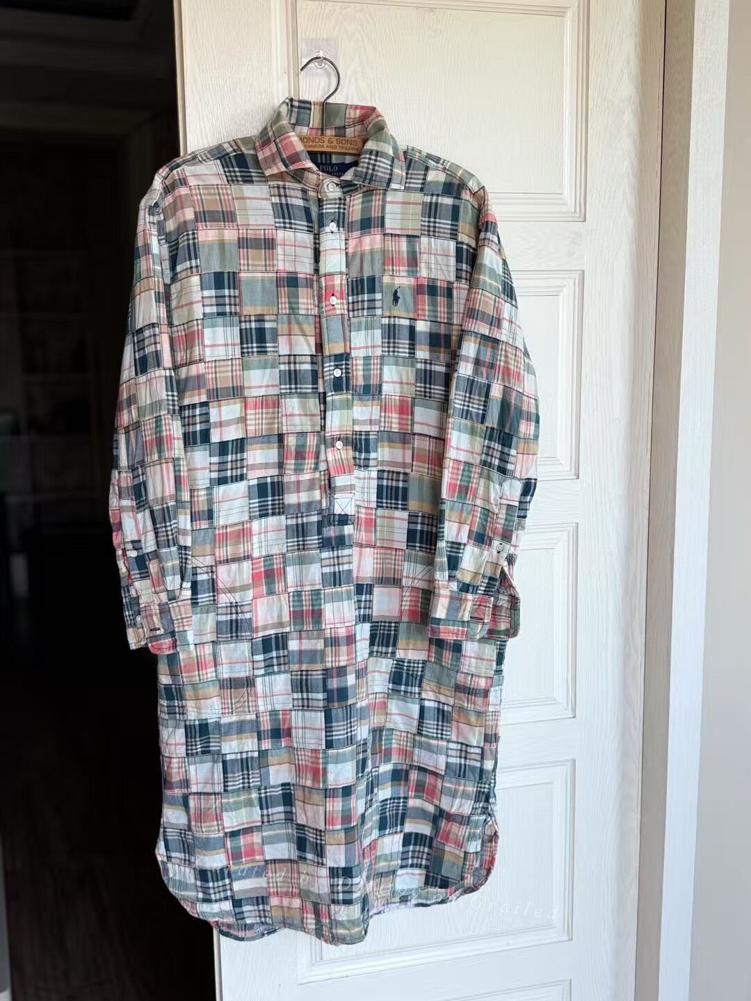 Polo Ralph Lauren Polo Ralph Lauren Patchwork Shirt Dress Size XL / US 12-14 / IT 48-50 - 1 Thumbnail