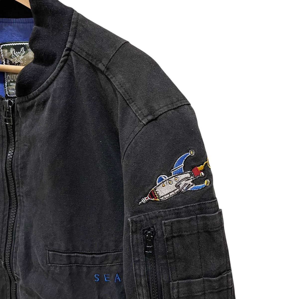 Vintage Seatle Paradise Tavern Duck Canvas Bomber Jacket Size US M / EU 48-50 / 2 - 6 Thumbnail