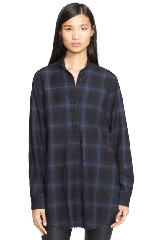Helmut Lang Helmut Lang Plaid Wool & Cashmere Flannel Shirt Button ups Size XS / US 0-2 / IT 36-38 - 1 Thumbnail