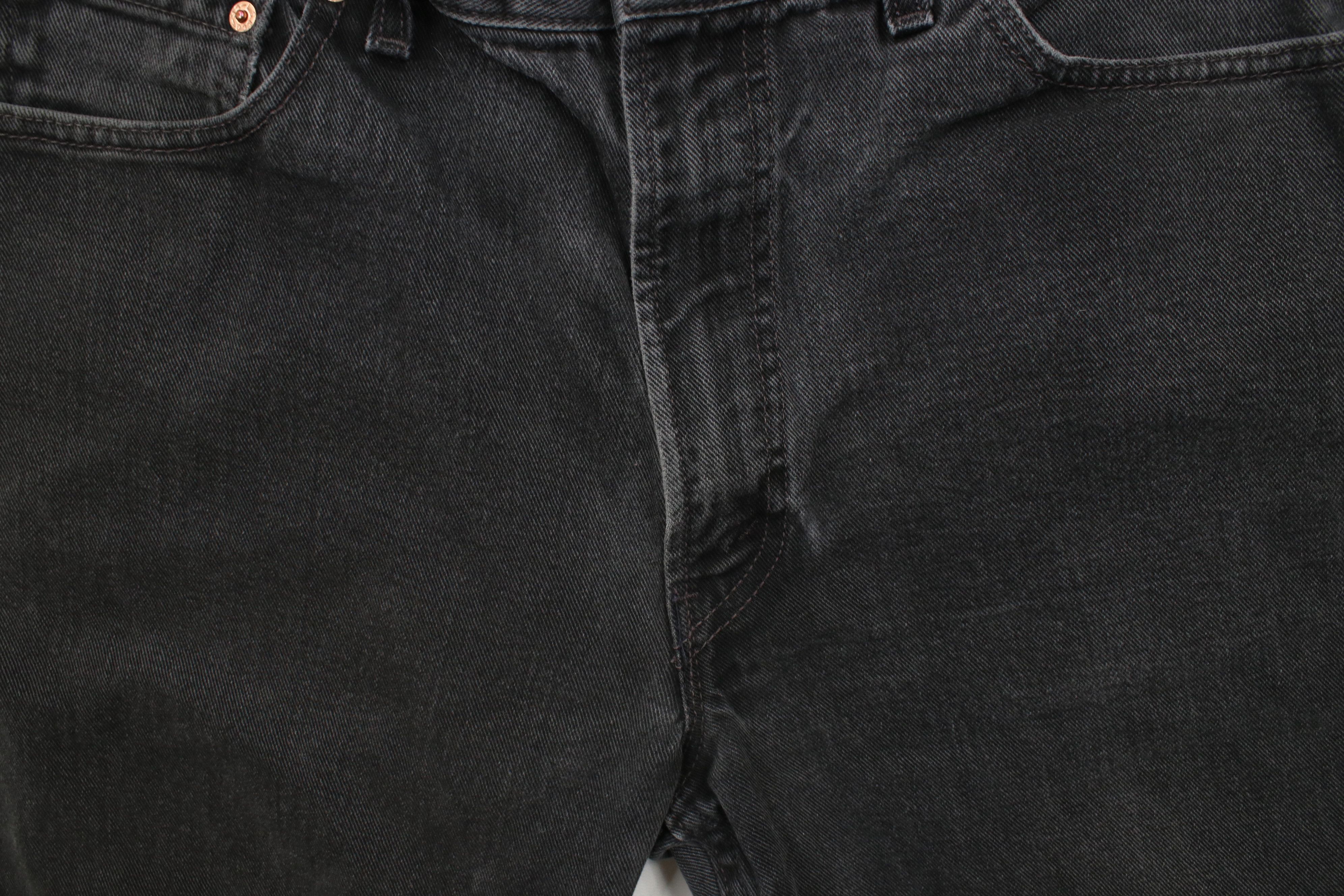 Levi's Vintage Y2K 2003 Levis 550 Relaxed Fit Denim Jeans Black USA Size US 34 / EU 50 - 6 Thumbnail