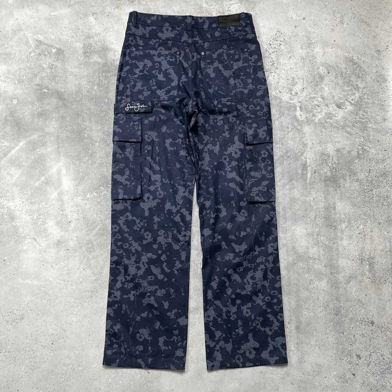 Sean John Sean John Script Logo Floral Camouflage Cargo Knee Pants Size US 32 / EU 48 - 2 Thumbnail