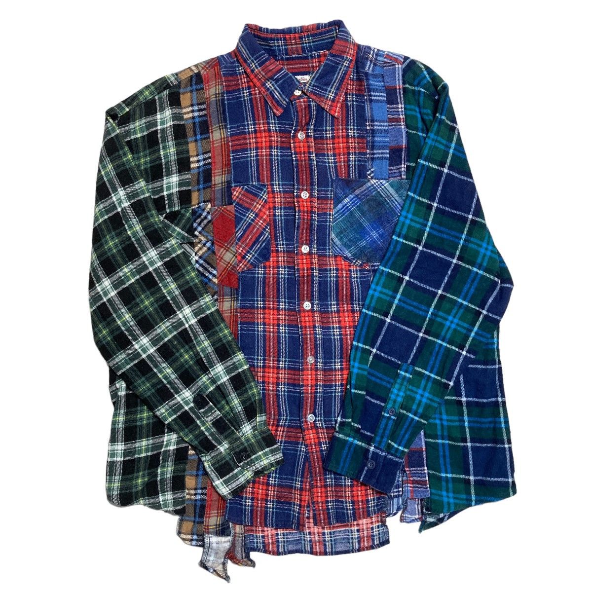 Needles Shirt Checkered Switching Remake Multicolor Size US M / EU 48-50 / 2 - 1 Thumbnail