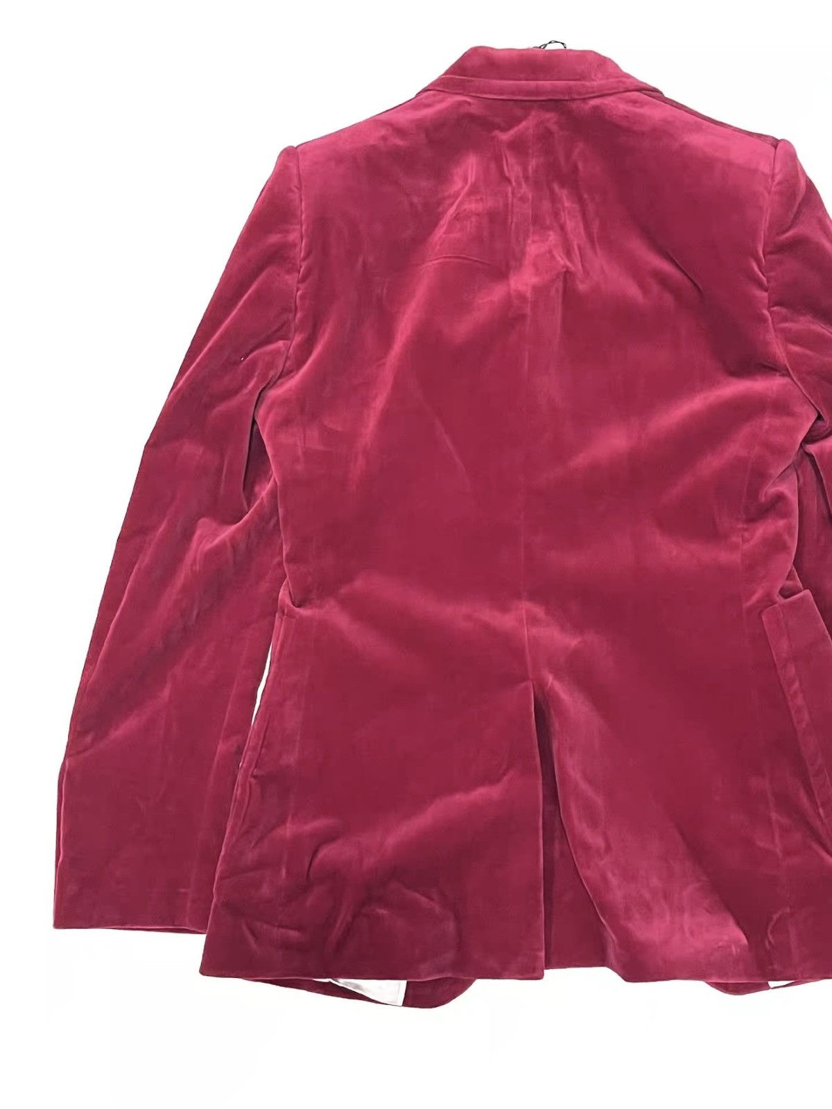 Gucci Runway red velvet jacket Size 38R - 2 Thumbnail