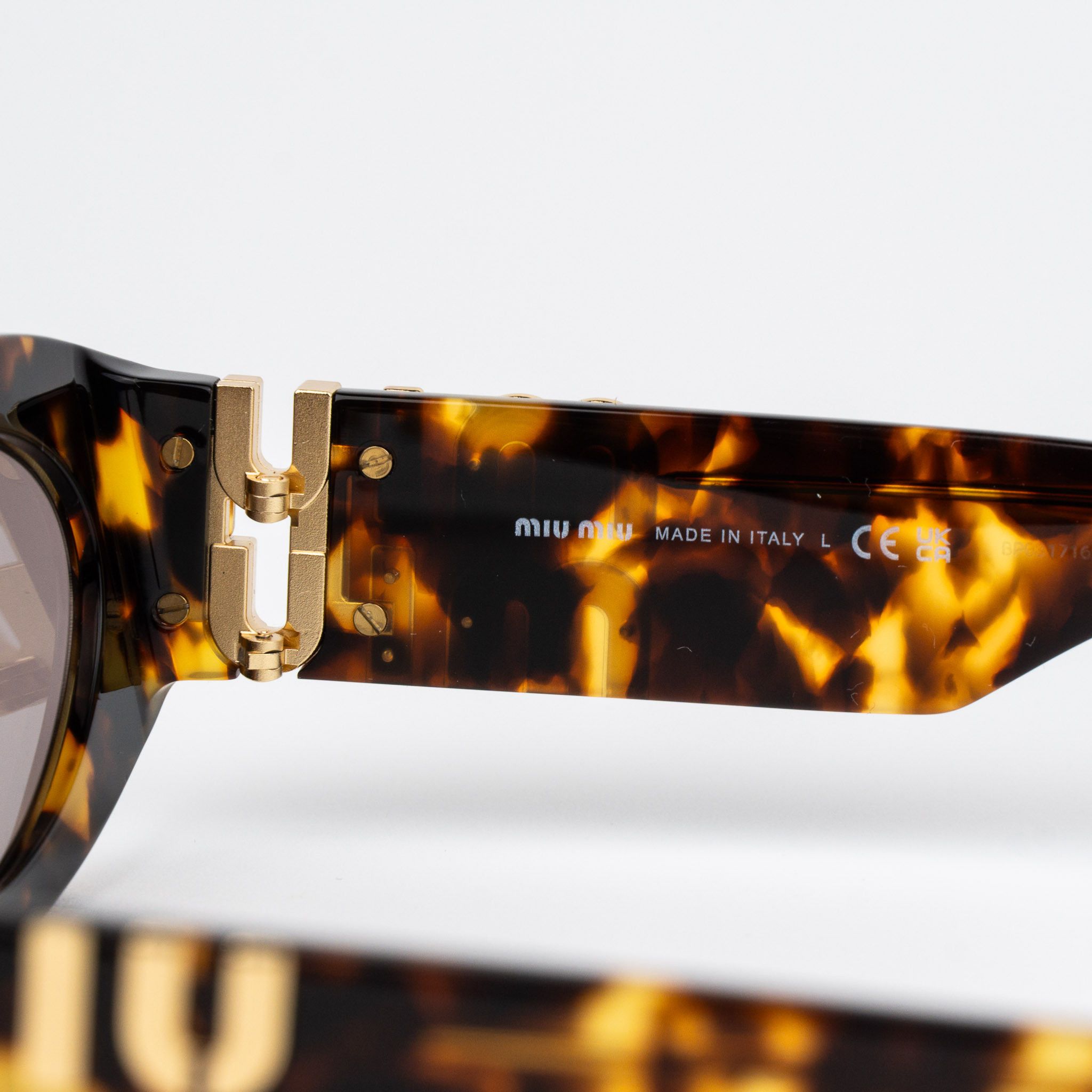 Miu Miu Miu Miu GLIMPSE Women Sunglasses MU11WS 14L20I NEW AUTHENTIC Size ONE SIZE - 9 Thumbnail