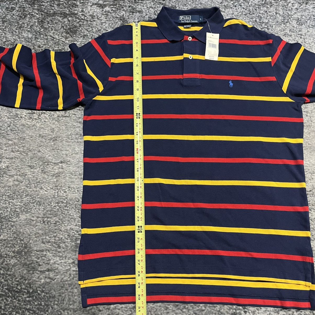 Polo Ralph Lauren Vintage Polo Ralph Lauren Striped Longsleeve Polo Shirt NEW Size US L / EU 52-54 / 3 - 10 Thumbnail