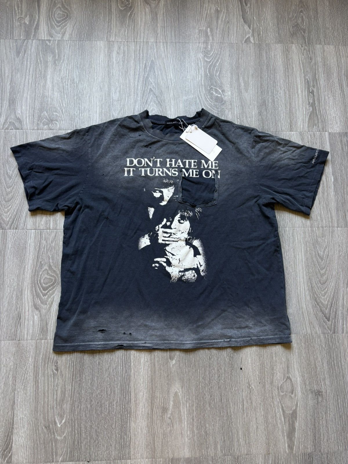 PROJECT G/R New PROJECT GR BLUESNAKE BLACK WASHED TSHIRT 25
