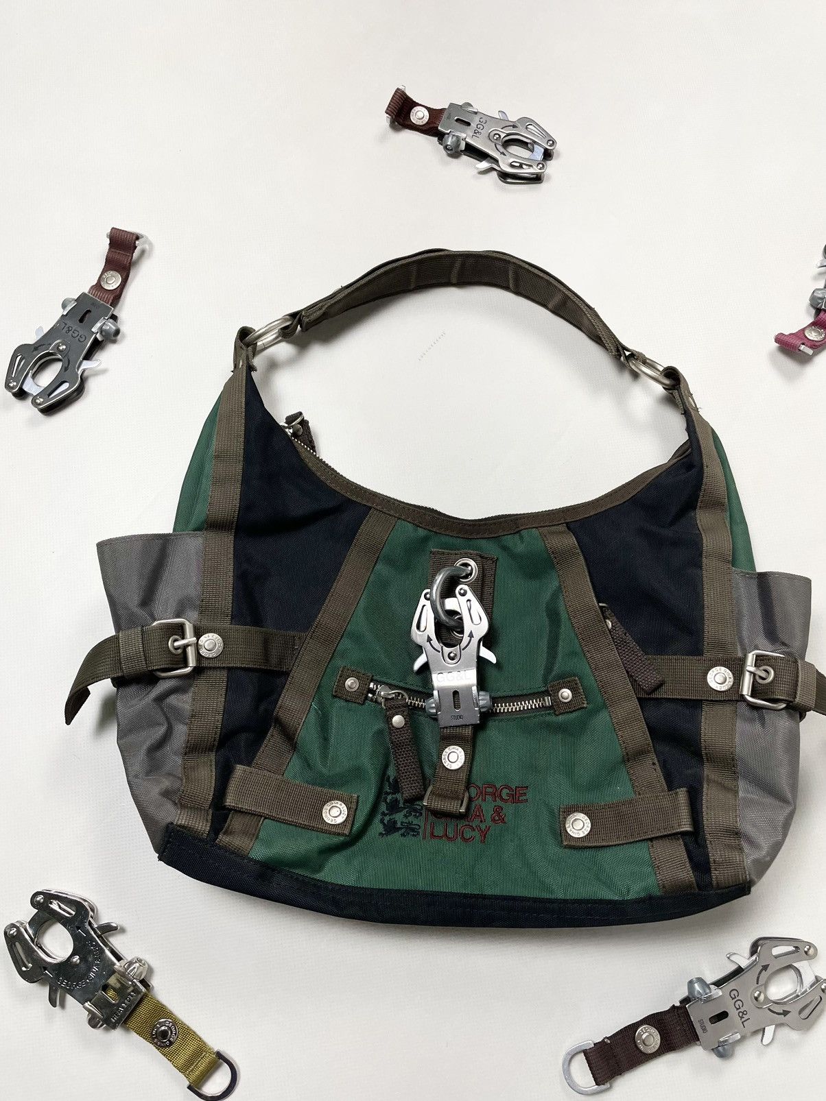 Japanese Brand George Gina & Lucy Popalicious Green Alyx Carabiner Bag GGL Size ONE SIZE - 1 Thumbnail