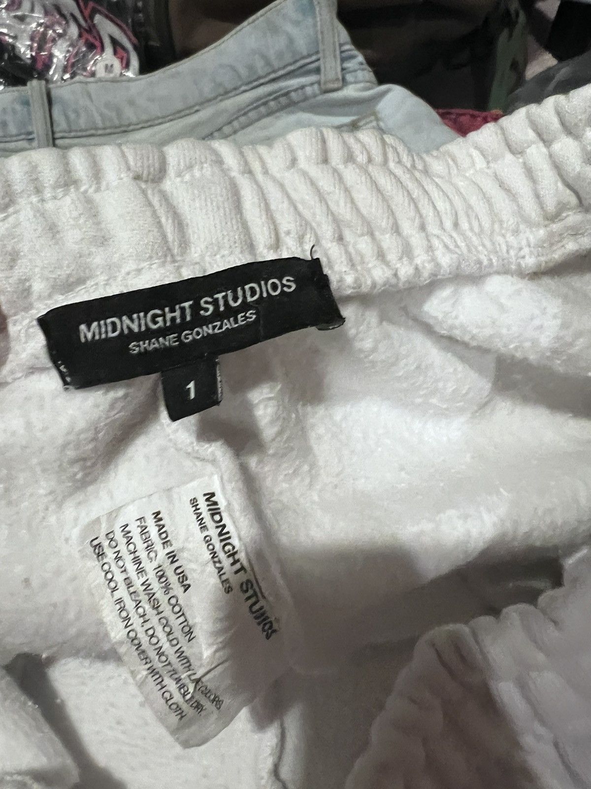 Midnight Studios Sample White Sweatpants | Midnight Studios | Shane Gonzales Size US 30 / EU 46 - 3 Thumbnail