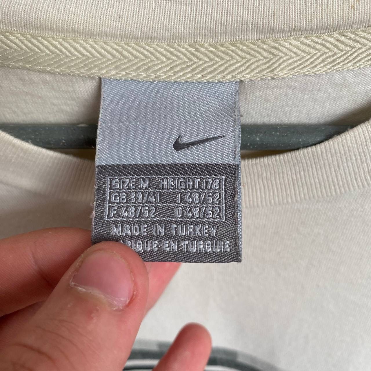 Nike × Vintage Vintage Nike Big Swoosh 3D logo streetwear tee Size US M / EU 48-50 / 2 - 4 Thumbnail
