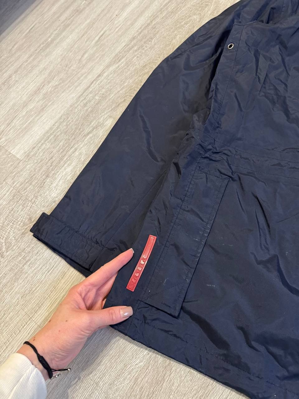 Prada Vintage Prada Nylon Jacket Red Tab Size US L / EU 52-54 / 3 - 7 Thumbnail