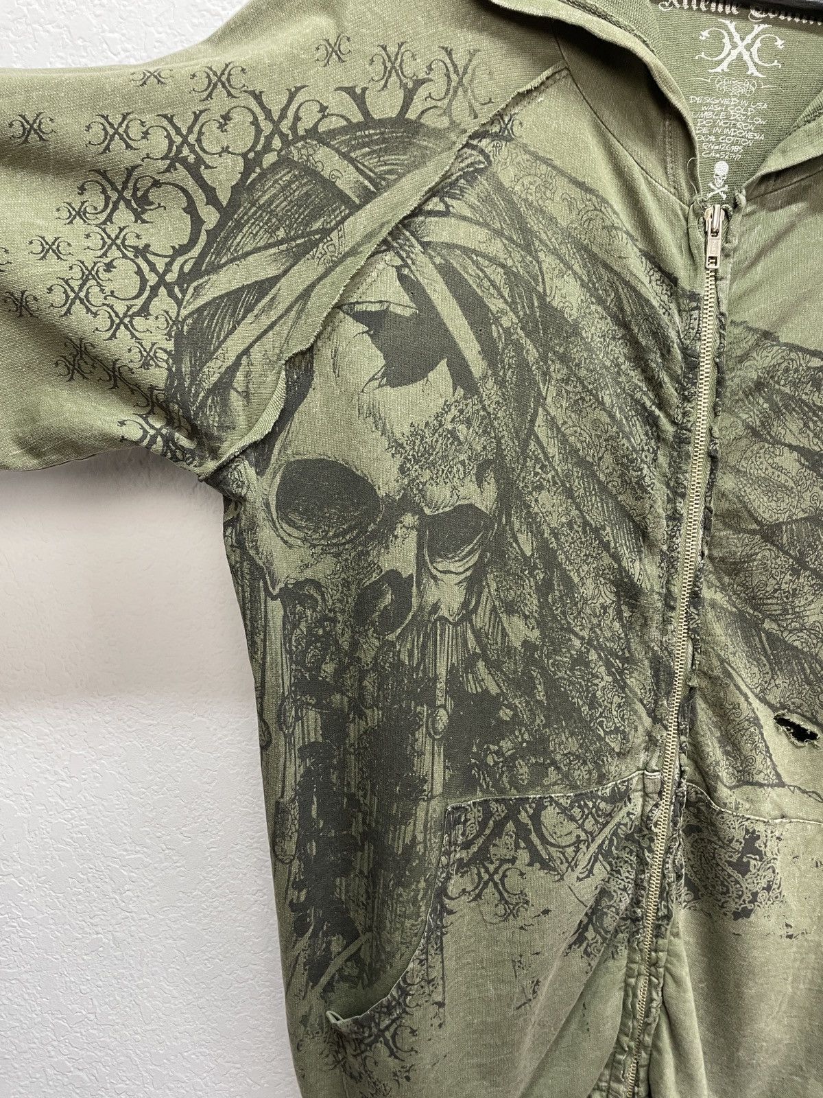 Vintage Y2K Xtreme Couture Light Zip Hoodie Affliction Type
