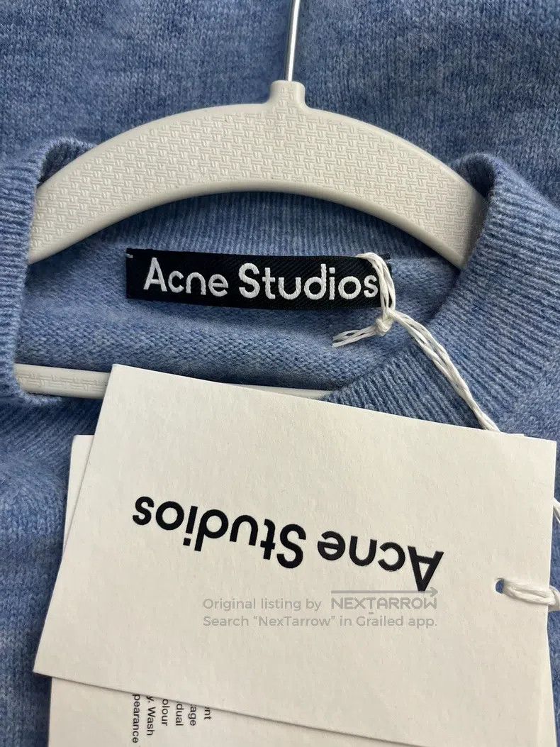 Acne Studios Acne Studios FW23 Face expression solid color round neck s Size S / US 4 / IT 40 - 3 Thumbnail