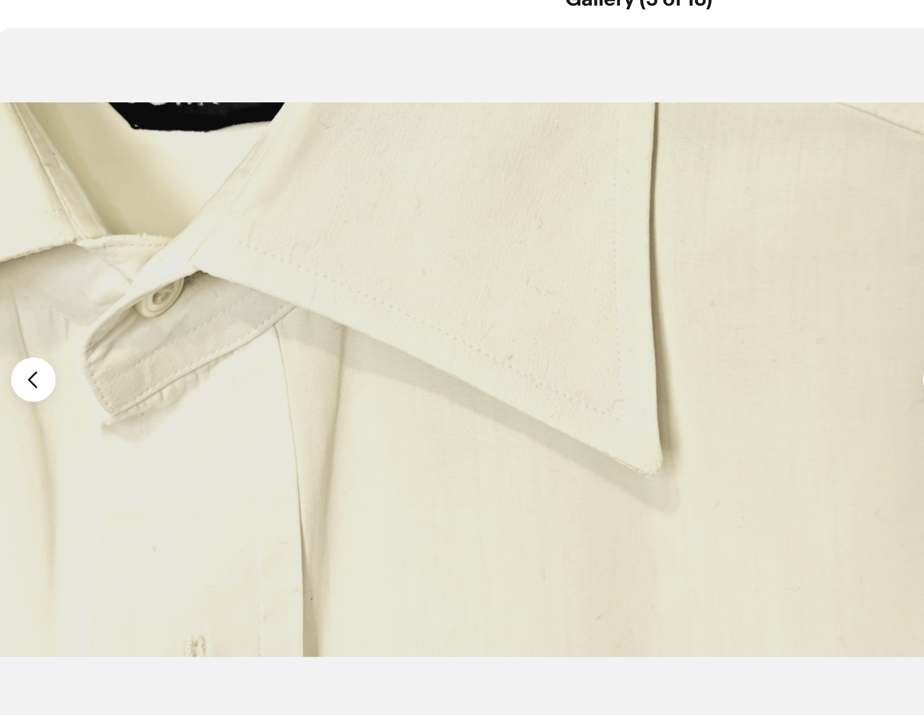 Tom Ford Classic White Dress Shirt 42/16.5 Made in Switzerland Size US L / EU 52-54 / 3 - 5 Thumbnail