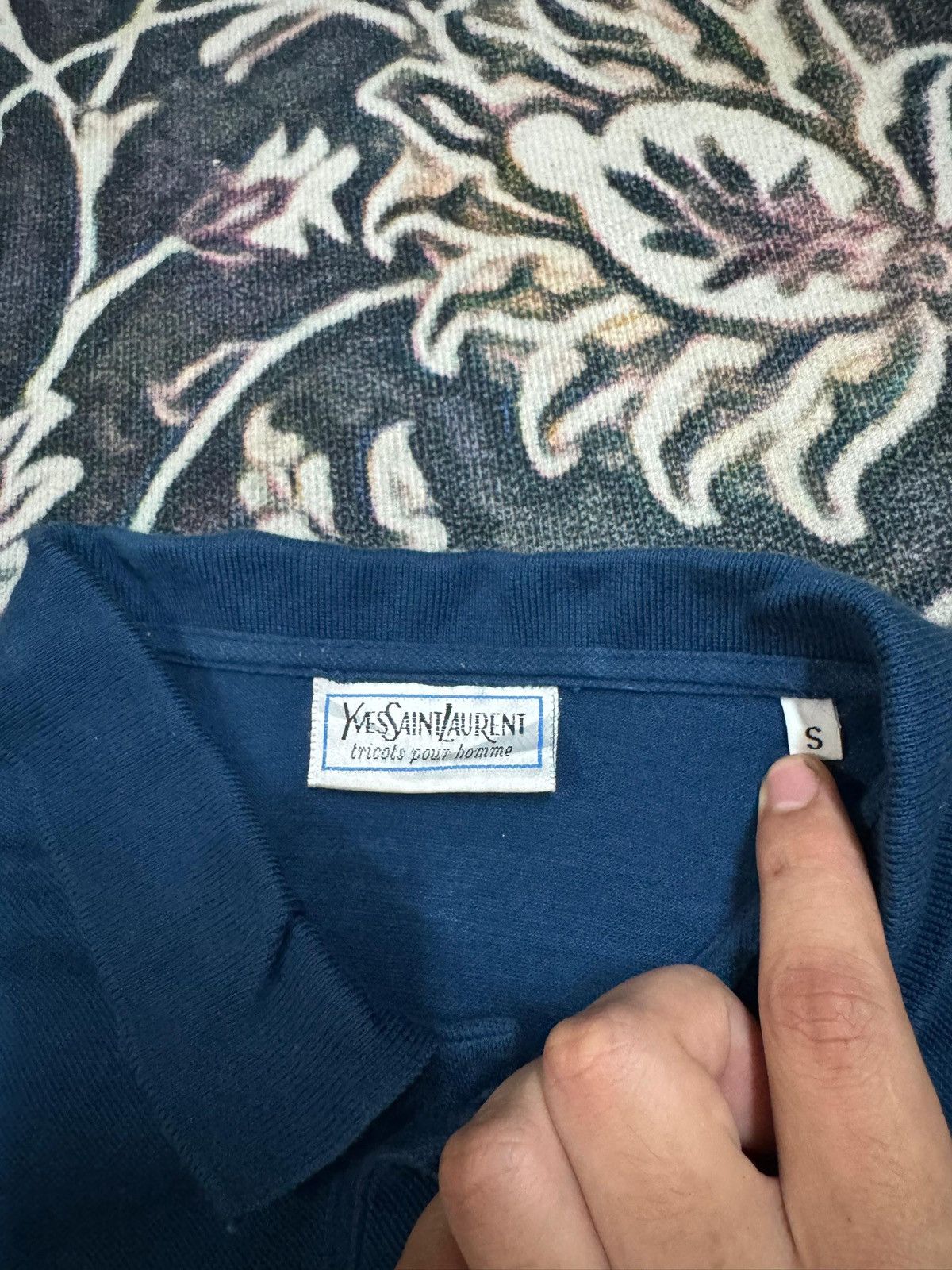 Yves Saint Laurent Vintage 90s Yves Saint Laurent Long Sleeve Polo Shirt Italy Size US S / EU 44-46 / 1 - 3 Thumbnail