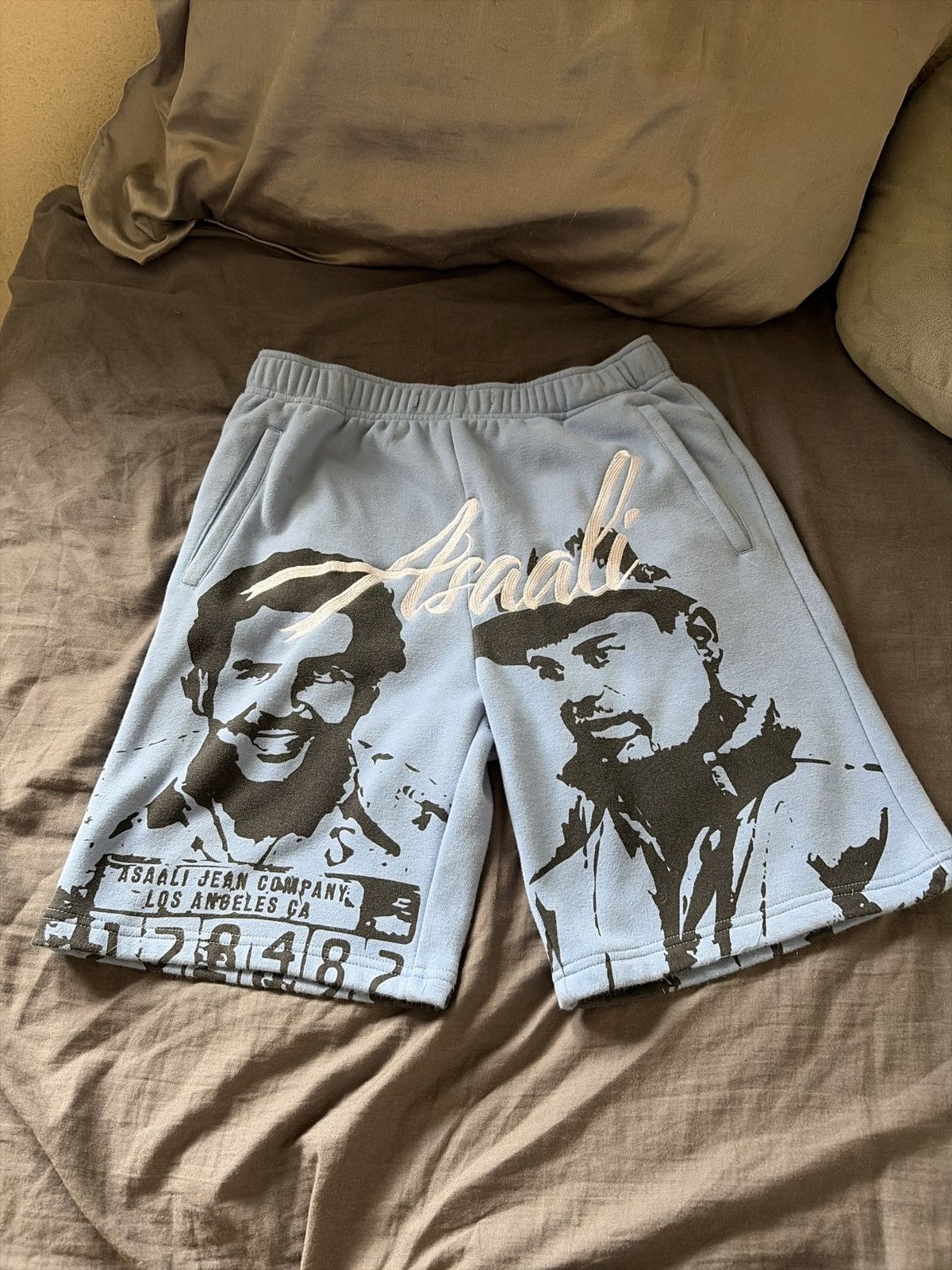 Asaali Assali baby blue shorts Size US 34 / EU 50 - 5 Thumbnail