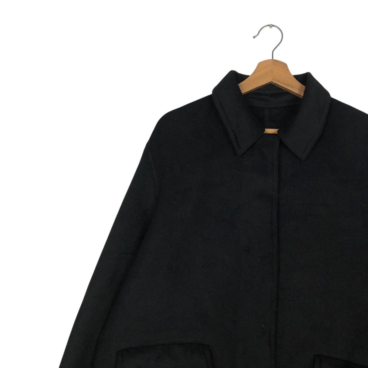 JW Anderson 🔥RICH BLACK OVERSIZED LONG JACKET WOOL JW ANDERSON UNIQLO Size US M / EU 48-50 / 2 - 8 Thumbnail