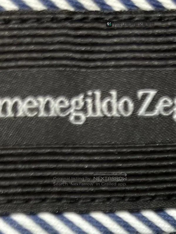Ermenegildo Zegna Zegna Men's Cement Gray Cotton Casual Pants. Size US 44 / EU 60 - 2 Thumbnail