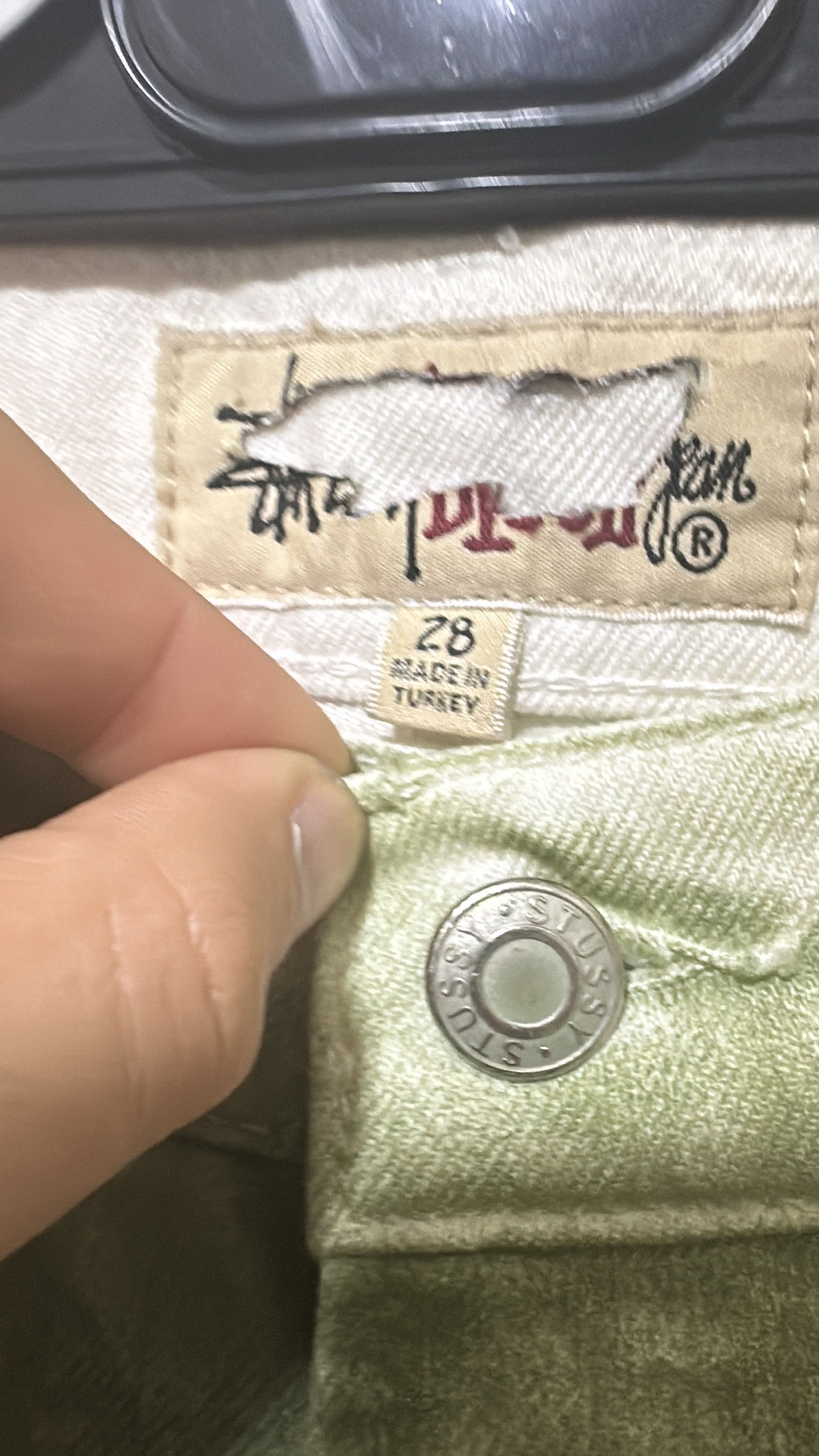 Stussy Stussy spray dye big ol short denim Size US 28 / EU 44 - 5 Thumbnail