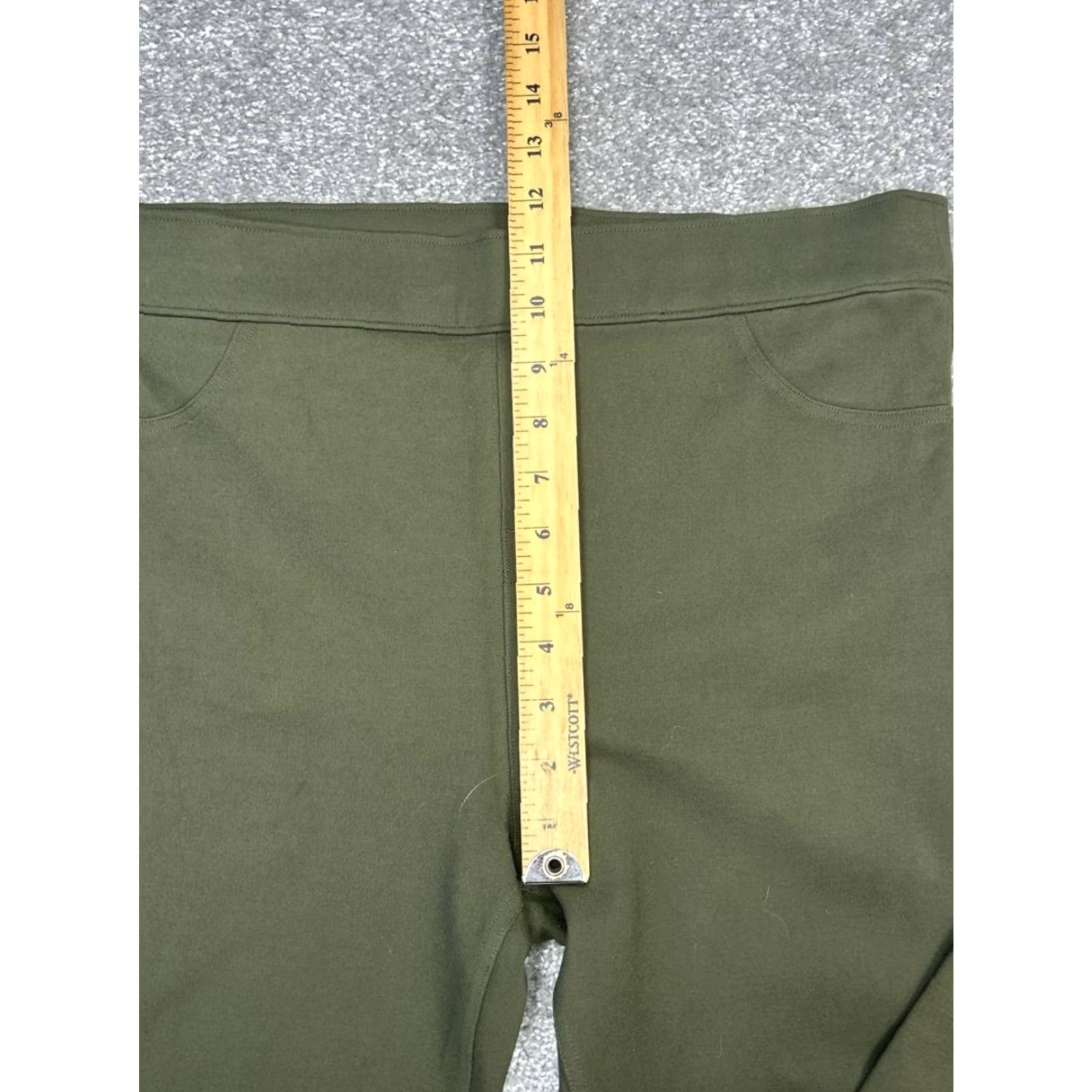 Spanx Spanx Ponte Leggings Women XL Tall Green High Rise Ankle Stretch Shaping Athleisure Nylon Spandex Rayon Spanx Ponte Size 40" / US 18 - 5 Thumbnail