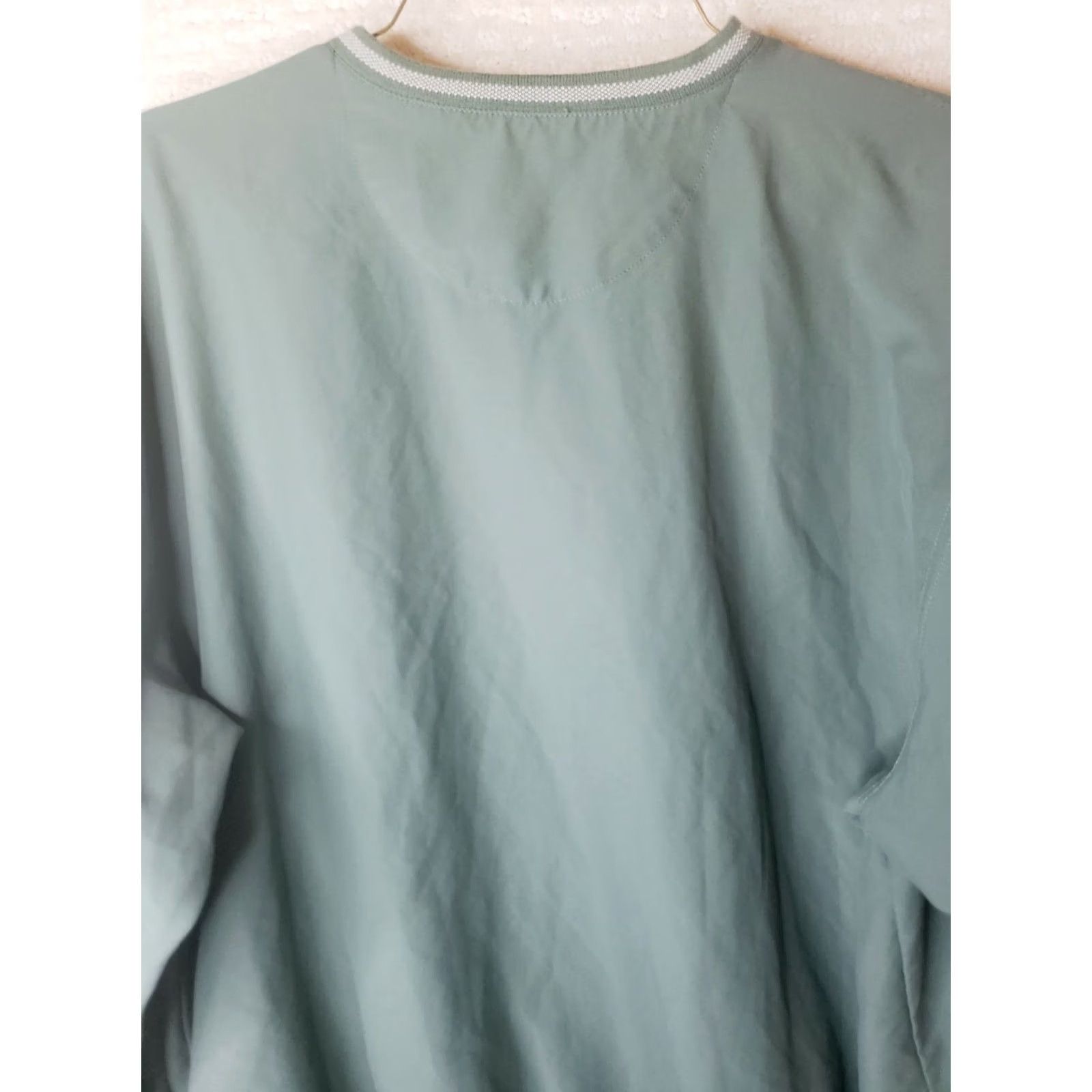 Nike Nike Golf Pullover Windbreaker Mens L Light Green Long Sleeve V-Neck Sweatshirt - Vintage Size US L / EU 52-54 / 3 - 6 Thumbnail