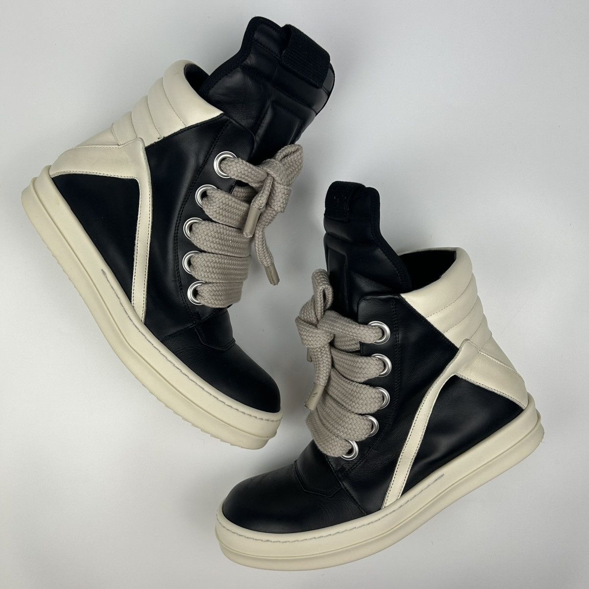 Rick Owens Drkshdw Rick Owens Geobasket Jumbo Lace Size US 8 / EU 41 - 6 Thumbnail