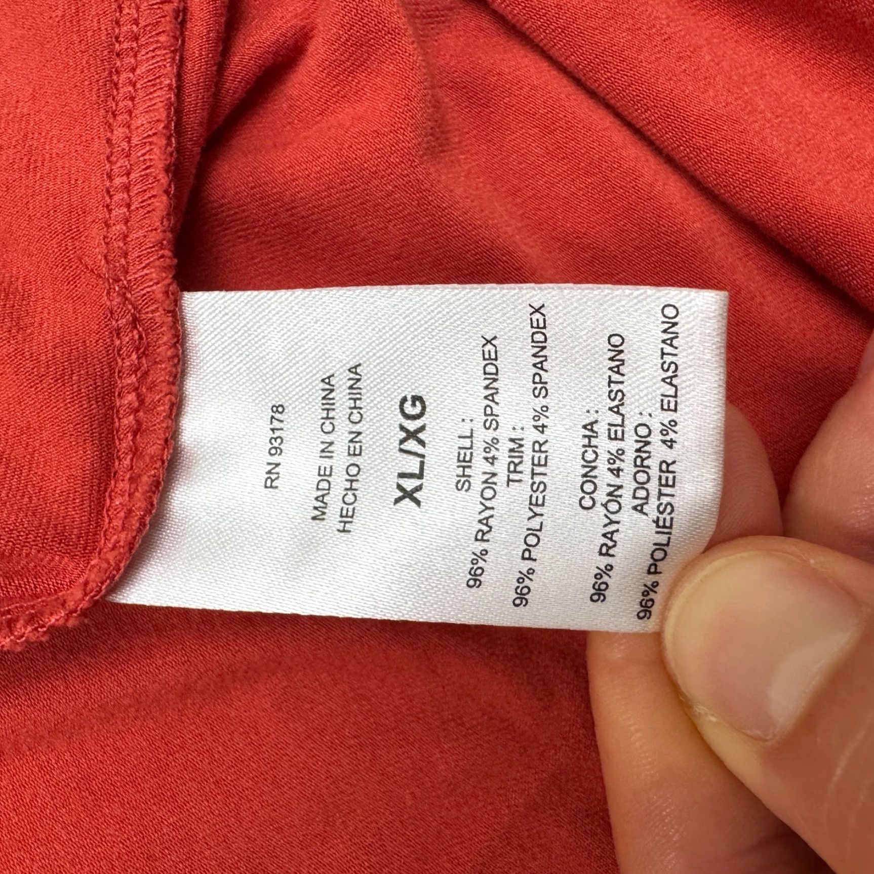 Vintage Joan Vass New York Hi-Lo Tunic Blouse Womens XL Burnt Orange Short Sleeve Top Size XL / US 12-14 / IT 48-50 - 6 Thumbnail