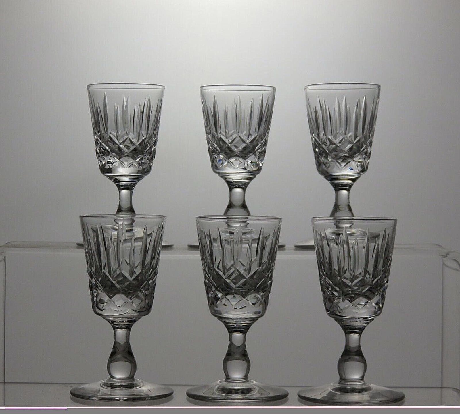 Other Edinburgh Crystal Appin Cut Set of 6 Liqueur Glasses 3" Size ONE SIZE - 1 Thumbnail