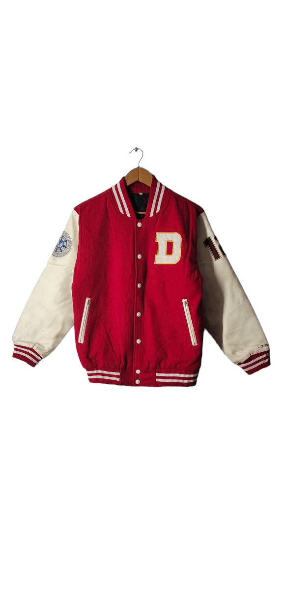 Vintage VINTAGE 80S LEATHER VARSITY JACKET Size US M / EU 48-50 / 2 - 2 Thumbnail