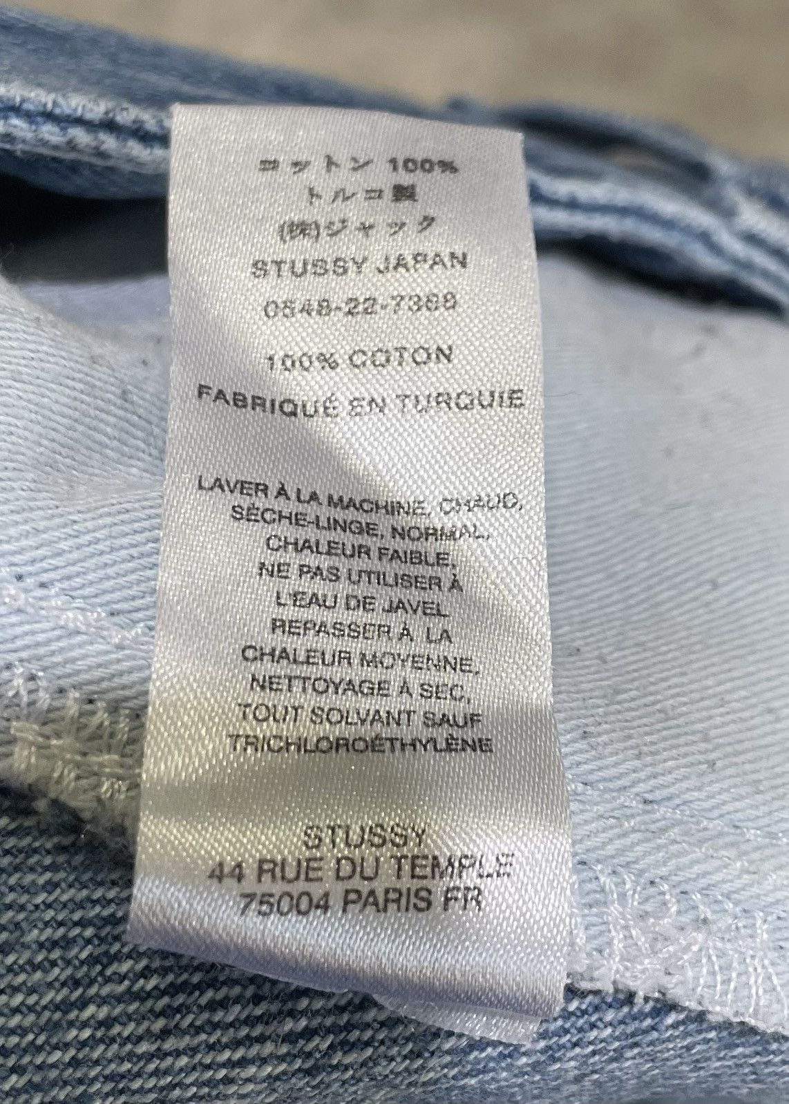 Stussy Stussy Denim Work Pants Blue Size US 34 / EU 50 - 7 Thumbnail