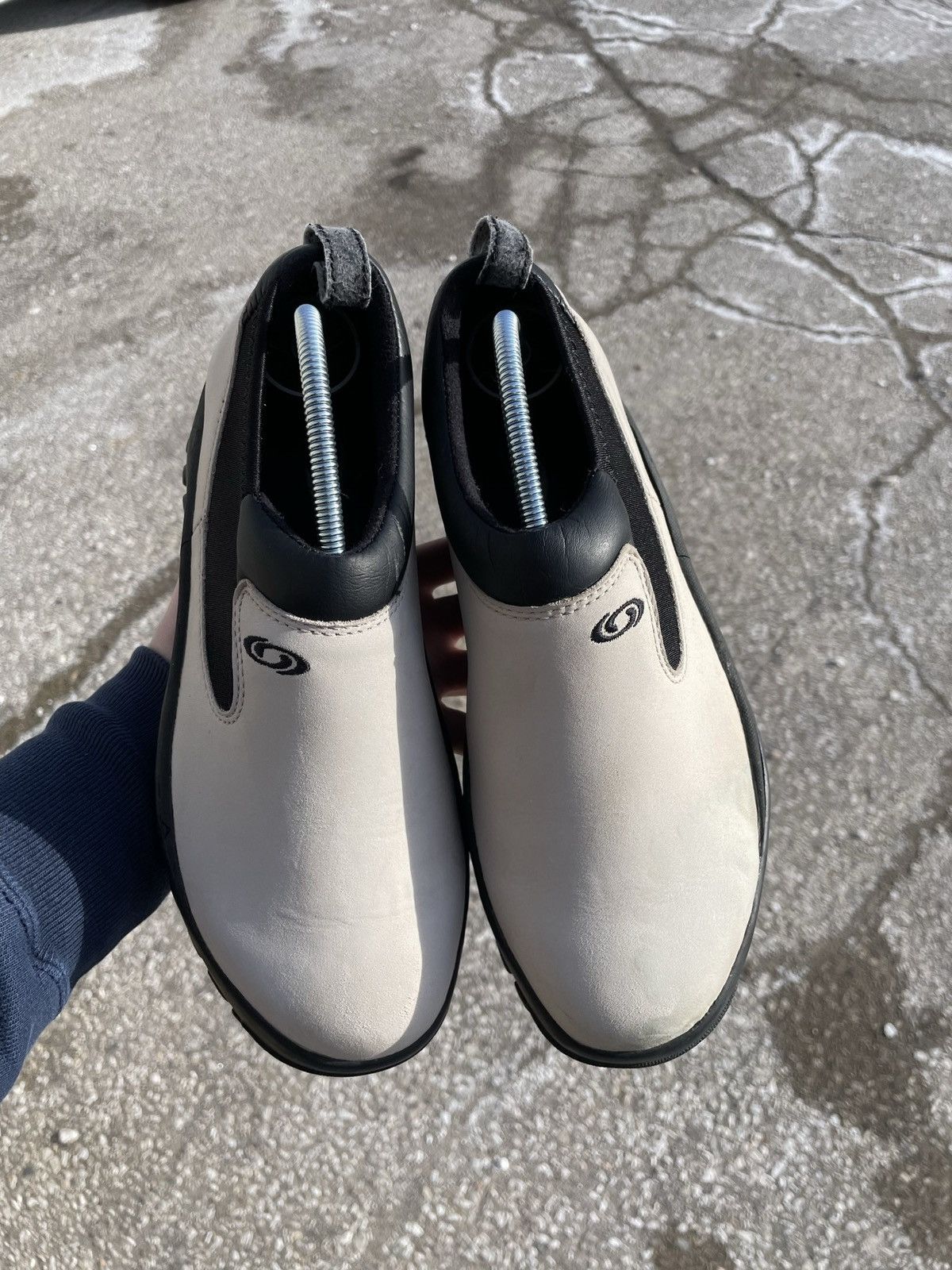 Salomon × Vintage Vintage Y2K Salomon Clogs Slip Ons Shoes Sneakers Beige Tan Size US 6 / EU 39 - 3 Thumbnail