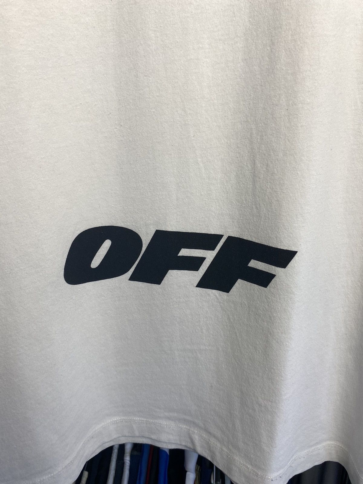 Off-White Off White Medium Spell Out White Tee Virgil Abloh Size US M / EU 48-50 / 2 - 8 Thumbnail