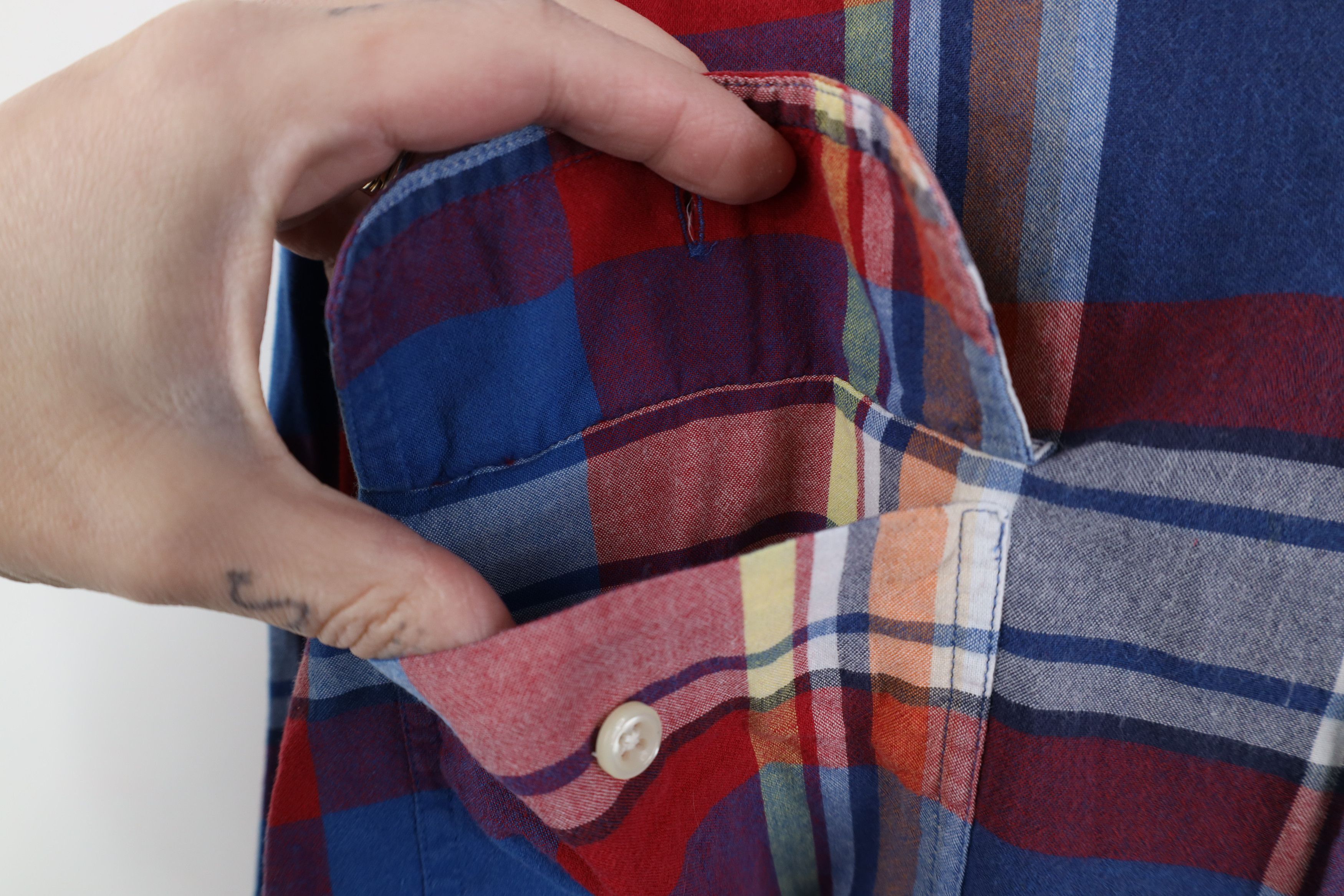 Ralph Lauren Vintage 90s Ralph Lauren Madras Plaid Button Shirt Rainbow Size US XXL / EU 58 / 5 - 5 Thumbnail