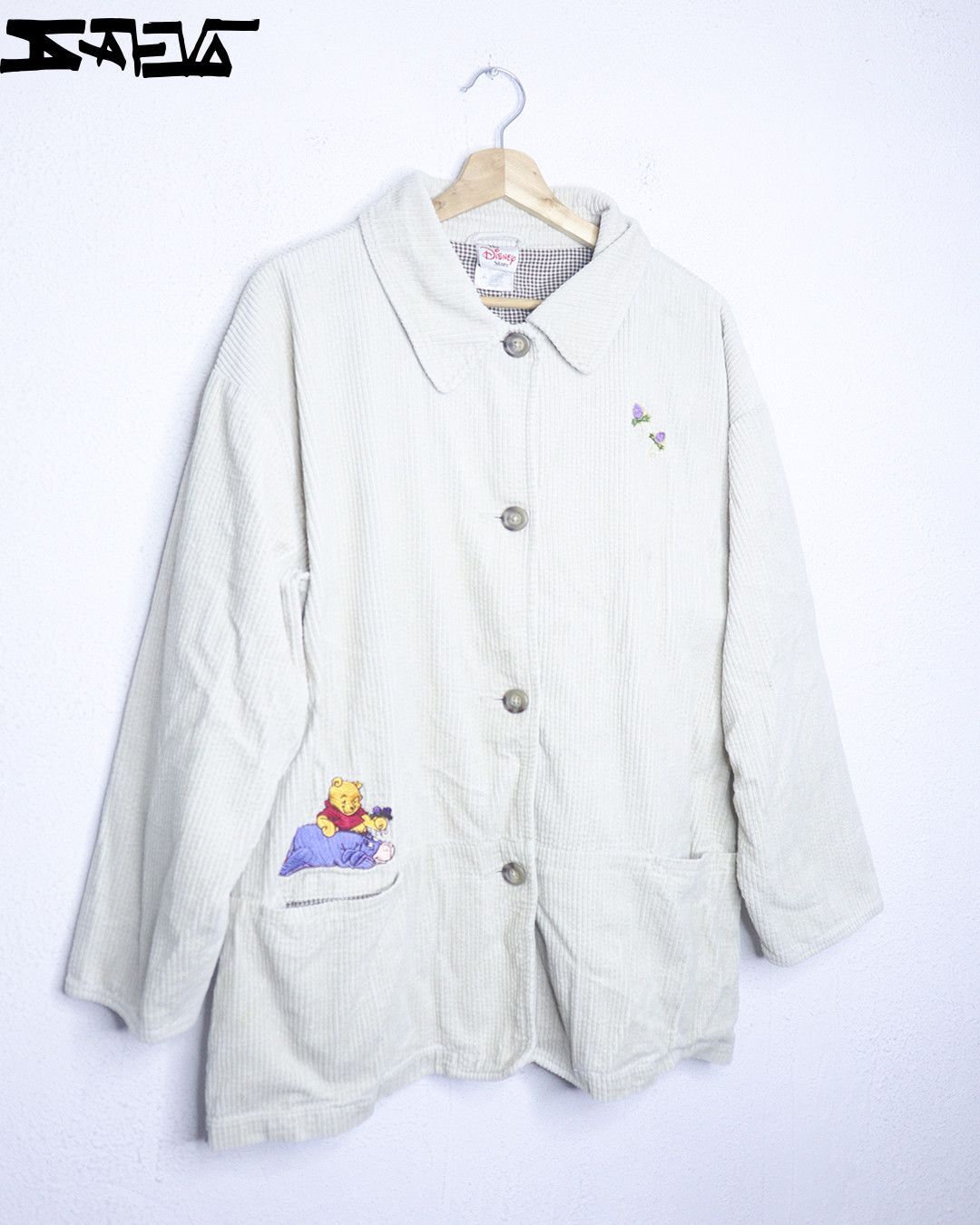 Vintage Vintage Disney Winnie the Pooh Corduroy Coat Size US M / EU 48-50 / 2 - 2 Thumbnail