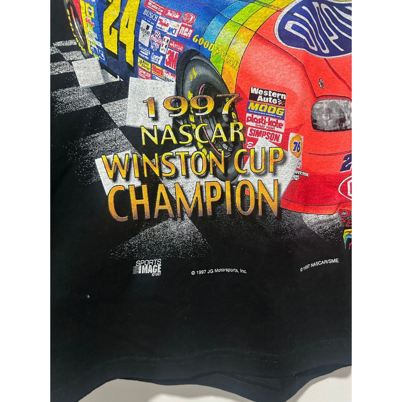 NASCAR × Vintage Vintage 1997 Jeff Gordon NASCAR T-Shirt - Large Size US L / EU 52-54 / 3 - 3 Thumbnail