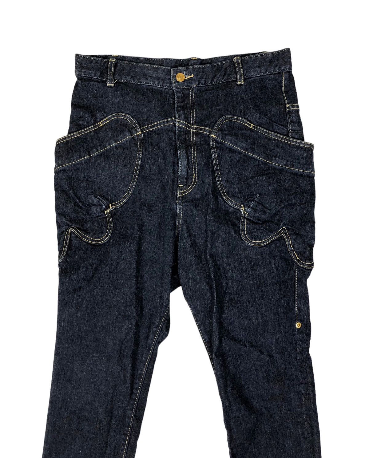 Issey Miyake Mercibeaucoup by ISSEY MIYAKE Rare Pocket Design Jeans Size US 31 - 4 Thumbnail