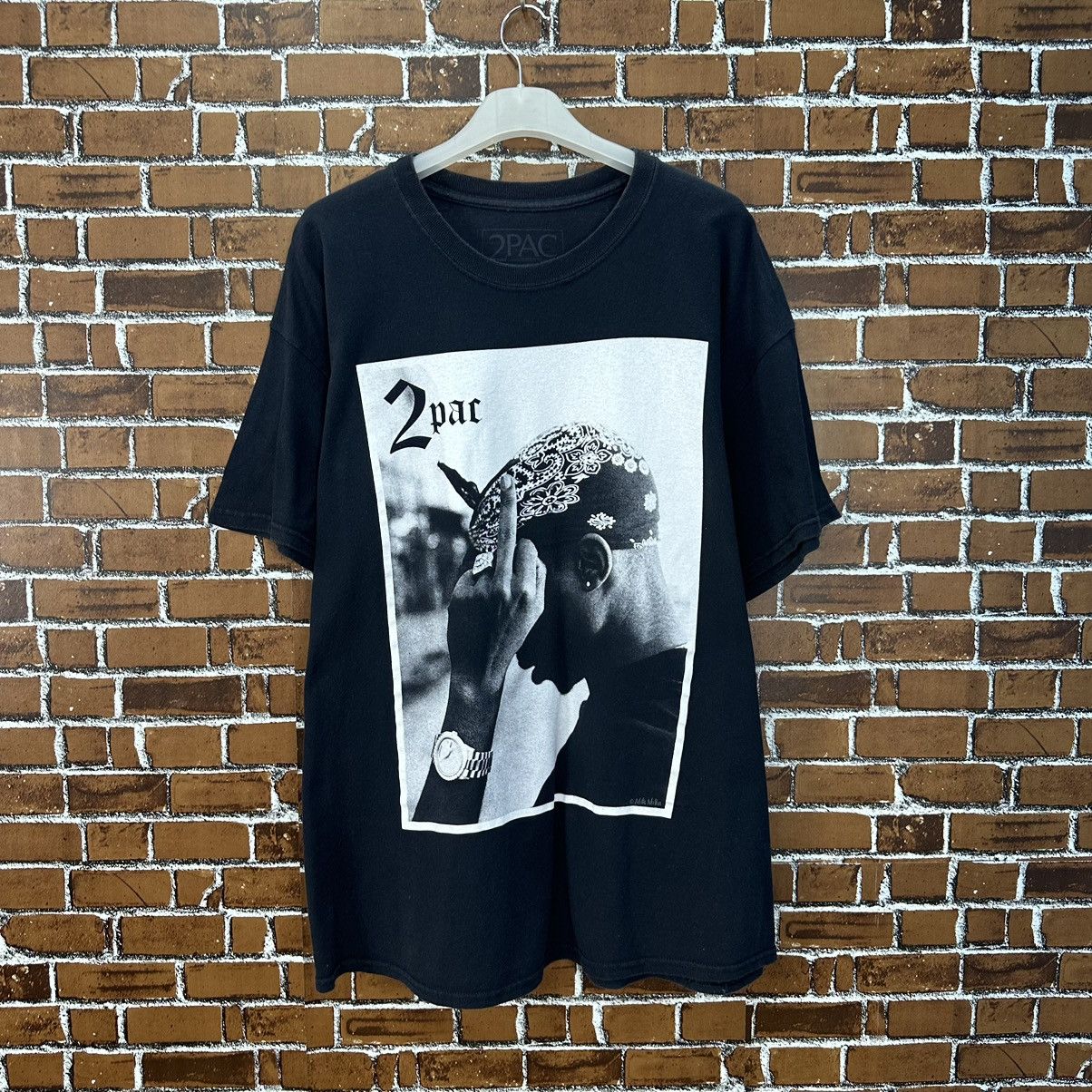 Rap Tees Rap Tee 2 Pac Fuck TShirt A851 Size US XL / EU 56 / 4 - 1 Thumbnail