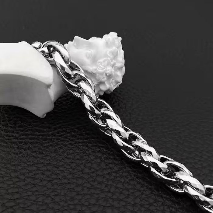 Jewelry Personality Thick Long Men's Necklace Size ONE SIZE - 3 Thumbnail