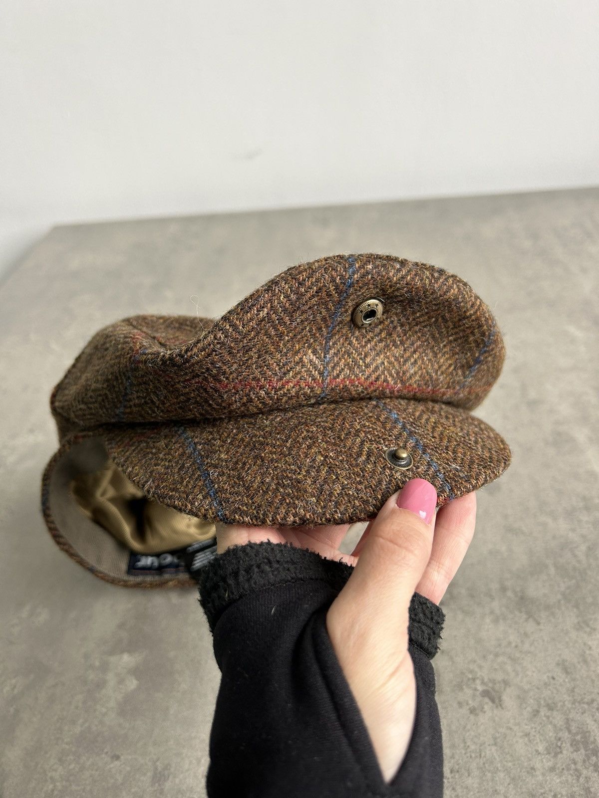 Barbour × Vintage Barbour Wool Hat Size ONE SIZE - 5 Thumbnail
