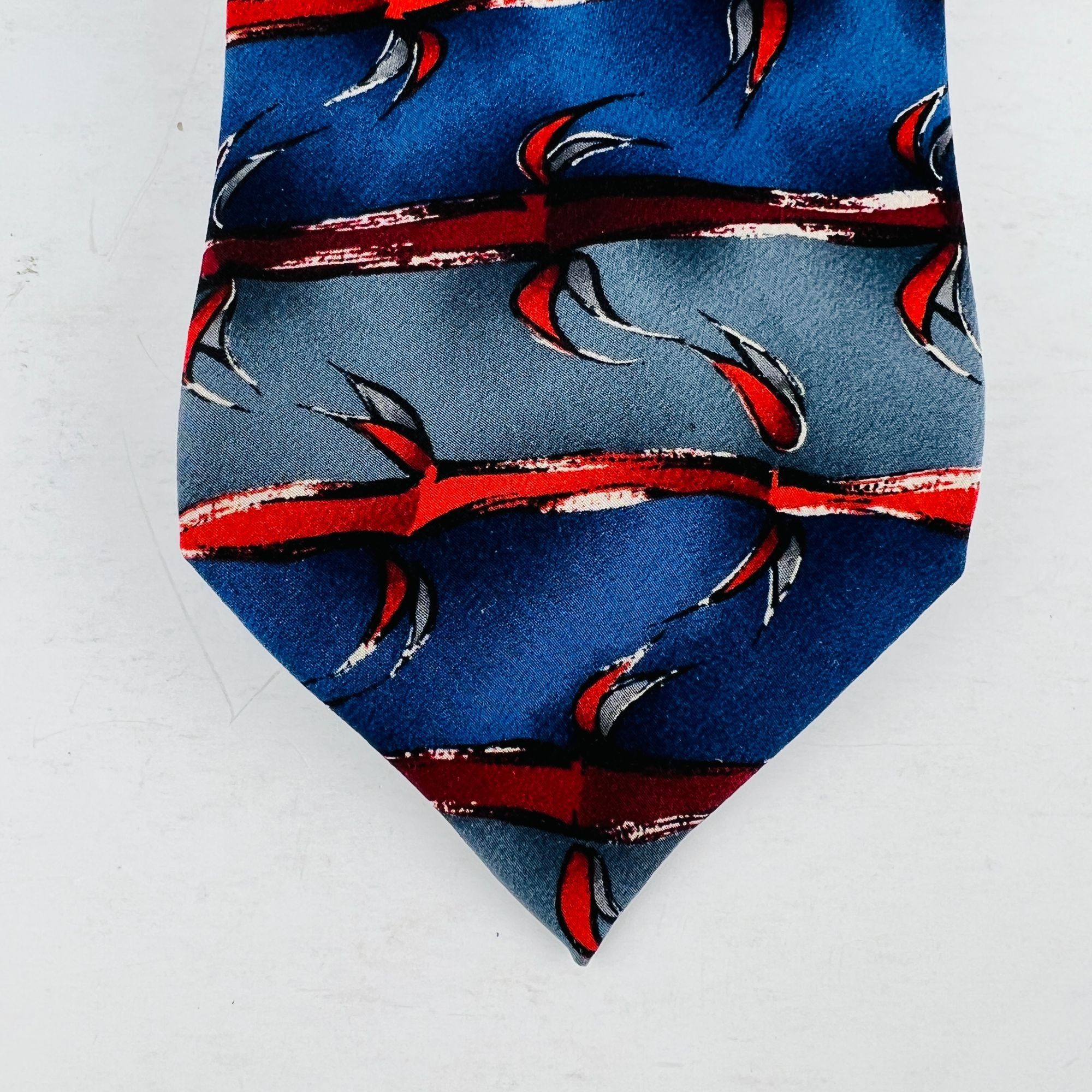 Other Jerry J Garcia Red Vine Stonehenge Ltd Necktie Tie Silk Size ONE SIZE - 3 Thumbnail