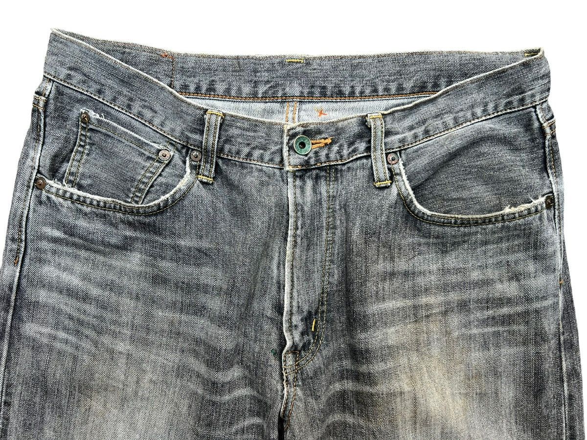 Edwin Vintage Edwin 505zx Selvedge Distressed Denim Jeans 36x31 Size US 36 / EU 52 - 7 Thumbnail