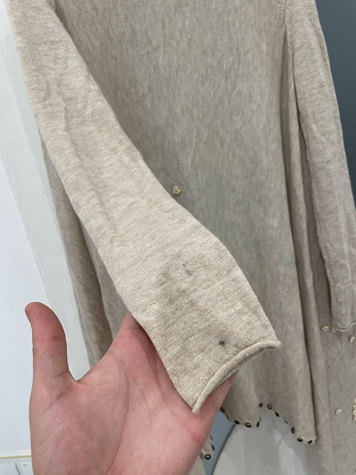 Zadig & Voltaire Zadig Voltaire Wool Blend Oversized Cardigan Open Front Size ONE SIZE - 17 Thumbnail