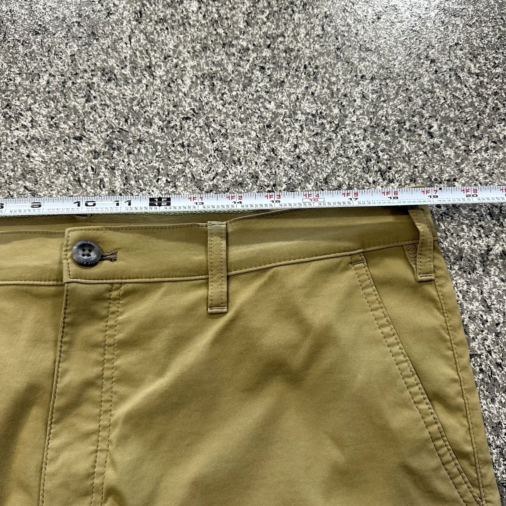 Eddie Bauer Eddie Bauer Shorts Mens 38 Outdoor Chino Nylon Spandex Beige 10” Inseam Flat Front Size US 38 / EU 54 - 6 Thumbnail