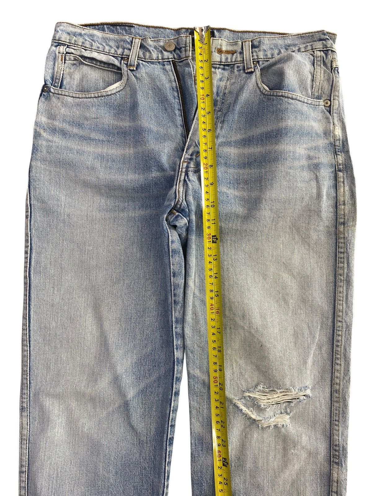 Levi's Levi’s Light Blue Wash Ripped Style Loose Jeans Size US 33 - 6 Thumbnail