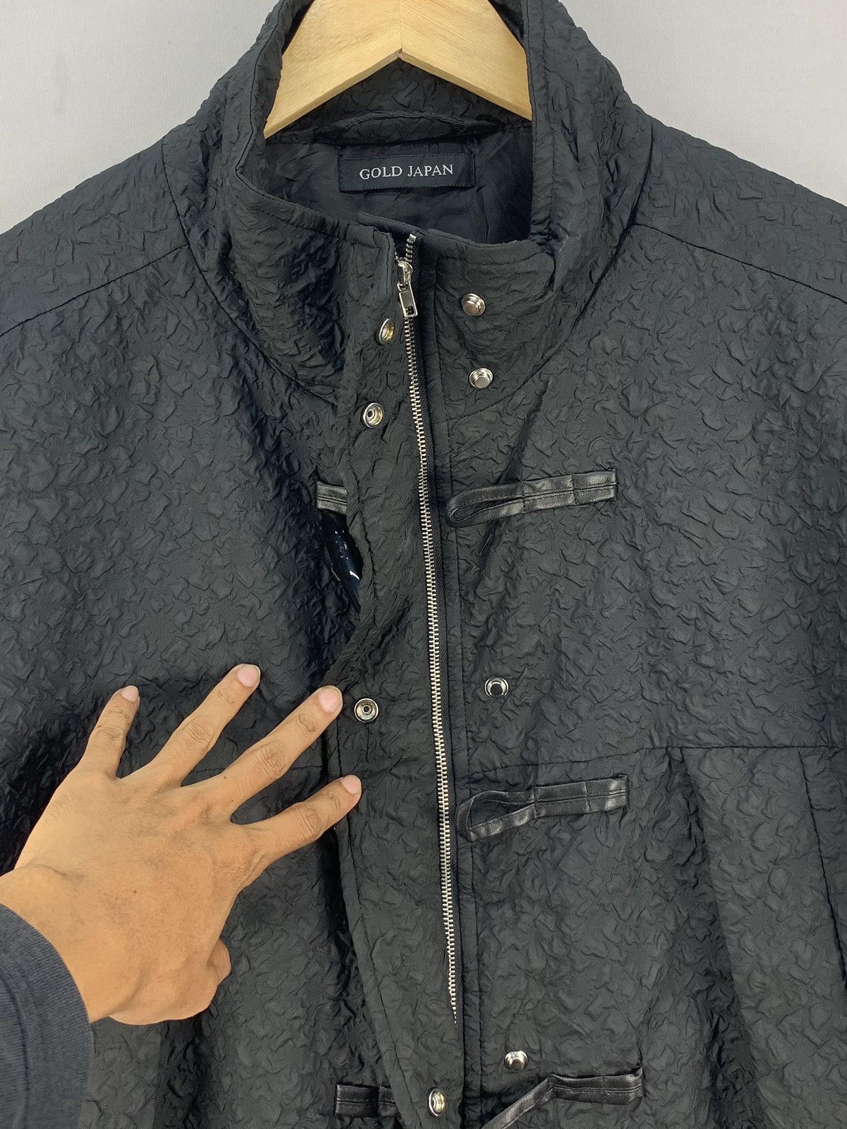 Japanese Brand Gold Japan Yohji Style Oversize Jacket Size US XXL / EU 58 / 5 - 8 Thumbnail