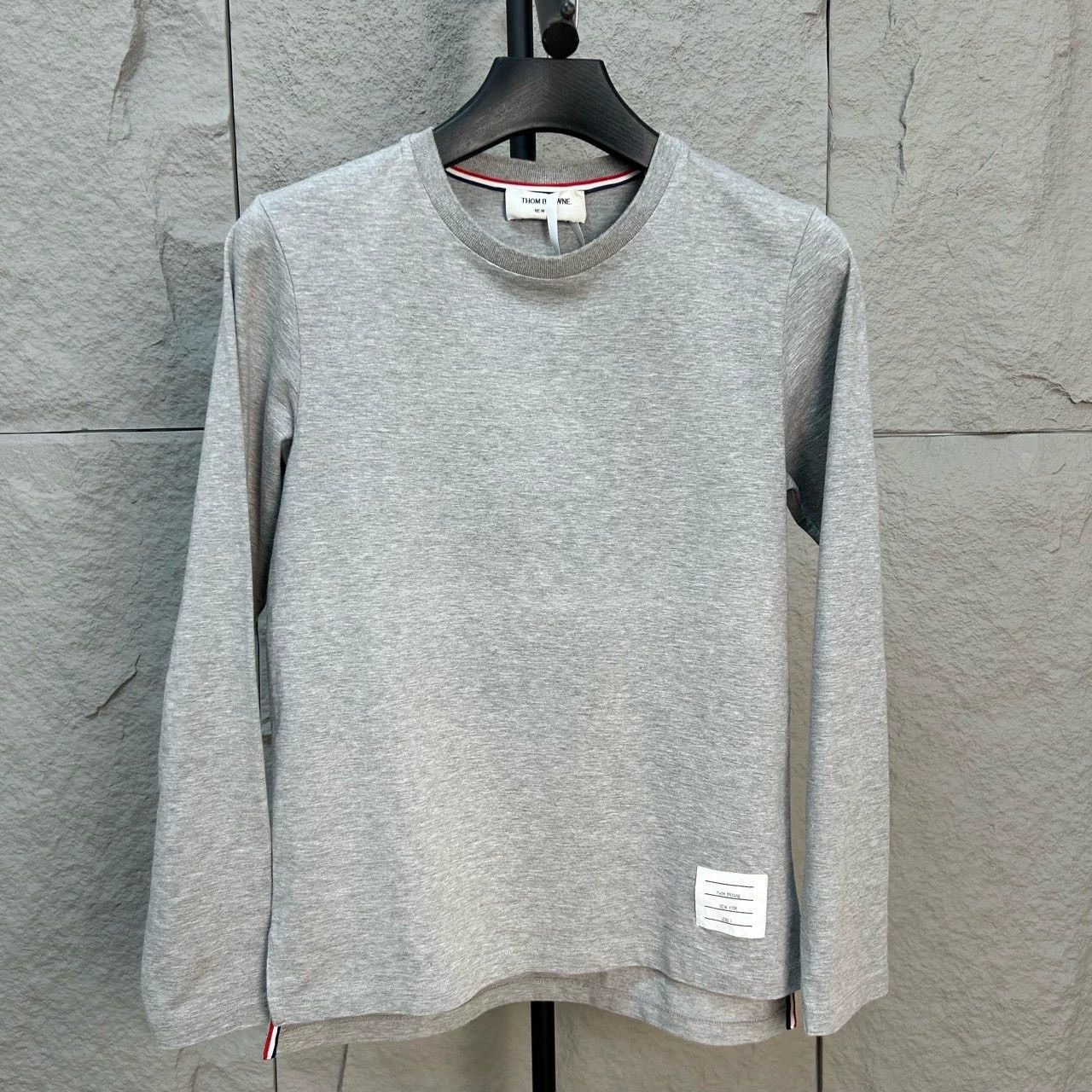 Thom Browne thom browne gray long sleeve sweatshirt Size US S / EU 44-46 / 1 - 1 Thumbnail