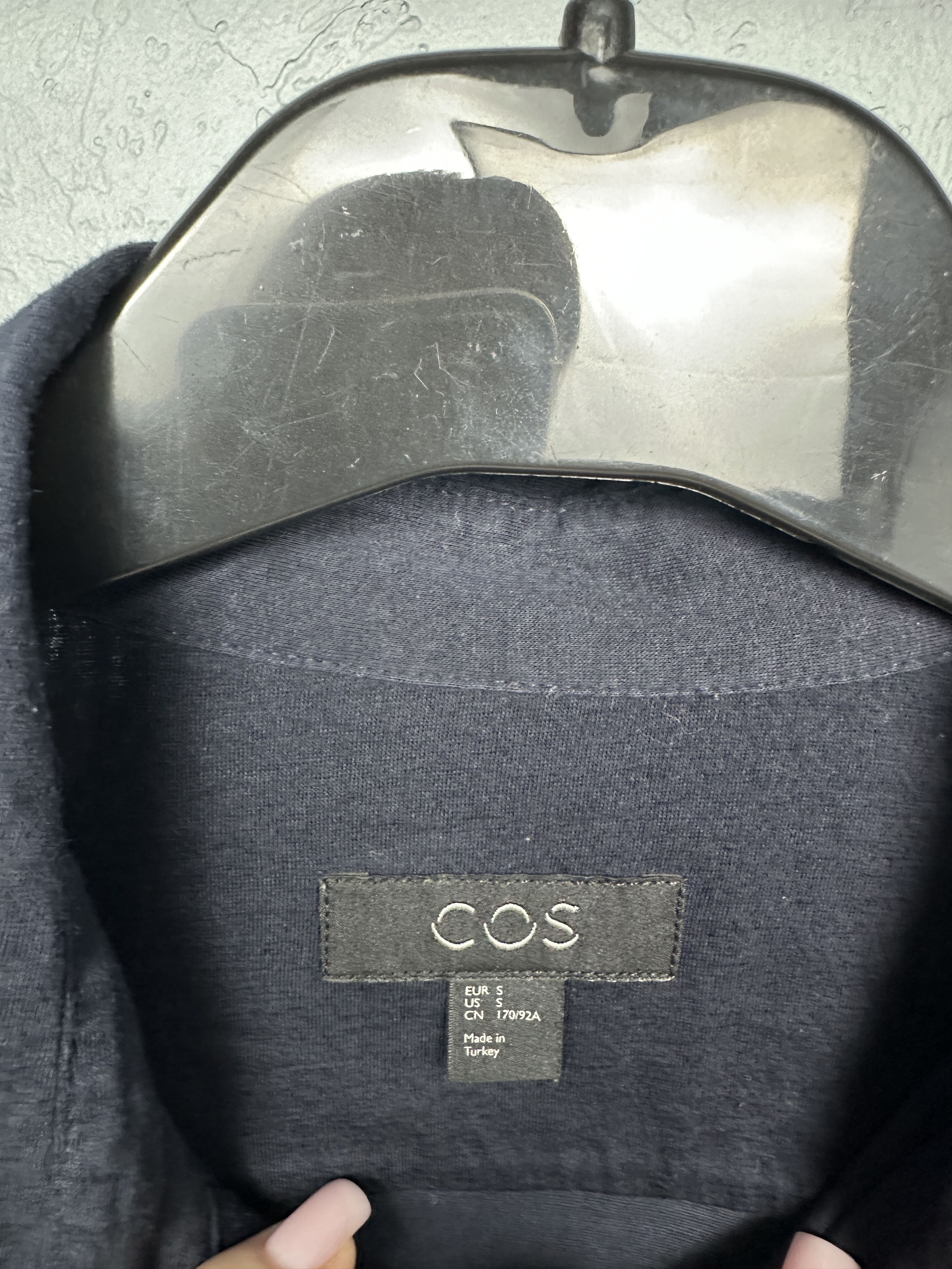 Cos Cos Mens Cotton Long Sleeve Shirt Size US S / EU 44-46 / 1 - 3 Thumbnail
